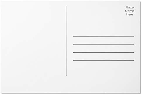 Jot & Mark Stvorite Svoje Vlastite Razglednice | Prazne Razglednice 4x6 sa standardnom Poštom na Velikom Картонном
