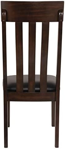 Korporativni dizajn Ashley Хаддиган, Blagovaona stolice sa mekom podlogom od umjetne kože, 2 kom., Tamno smeđa