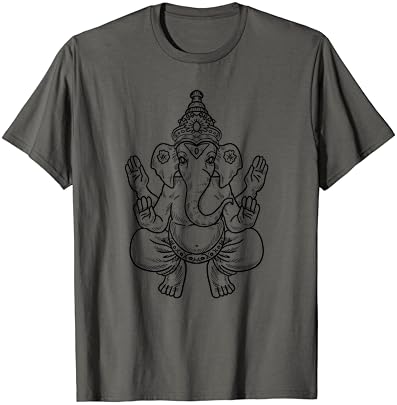 Ganesh Bog Piksela Slon Indijska Životinja Joga Индуистская Poklon Majica