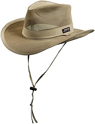 Солнцезащитная Safari šešir s zabio krunom, 3 Polja, Podesivi Kabel za bradu, Zaštita od sunca UPF (SPF) 50+