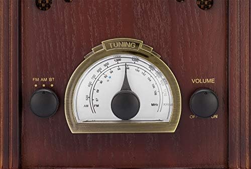 ClearClick Klasicni AM/FM-radio sa Bluetooth - Klasični Drveni Zvučnik u Vintage stilu Retro
