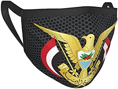 Amblem Jemena Maska za lice za odrasle osobe s crnim obrubima Zaštita od prašine i uv zračenja za Višekratnu upotrebu