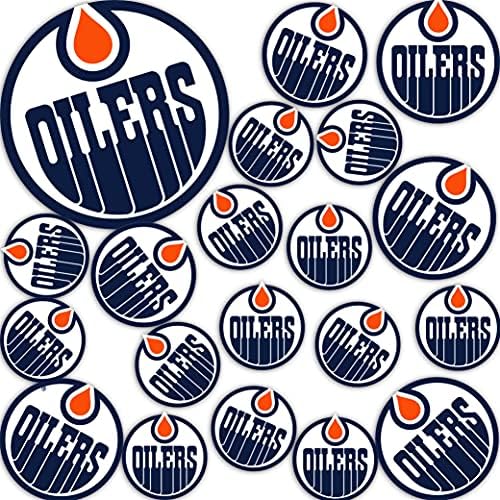 Ekipa Edmonton Oilers Nacionalna hokejaška liga NHL Vinil Naljepnica naljepnica za Laptop Boca s Vodom Auto Album za albume (Tip 3 - Glavni logo)