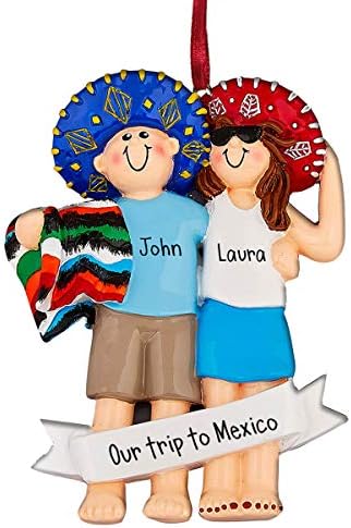 Par za odmor u Meksiku - Prilagođeno Božićni ukras - Meksička Rivijera - Cabo - Cancun - Puerto Vallarta - Plaža