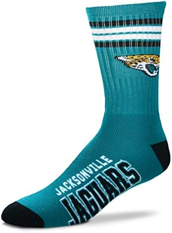 Za bose noge - Muške čarape NFL 4 Stripe Deuce Srednje veličine - Jacksonville Jaguars