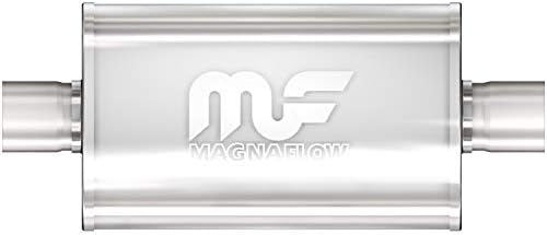 Ispušni prigušivač MagnaFlow 4 cm x 9 cm s ovalnim centar/offset 12219 - Ravno, Promjer Ulaz/Izlaz 3 cm, Ukupna dužina 20 cm, Сатинированная Trim - Klasični Duboko Ispušni Zvuk
