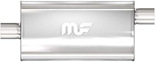 MagnaFlow 5 cm x 11 cm Ovalni Centar/Offset Performanse Prigušivač Ispušnih plinova 12909 - Ravno, Promjer ulaz