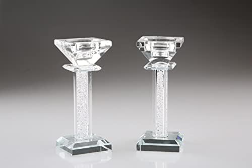 Kristalna svijećnjak Držač za подсвечника-Skup kristalni svijećnjaci od 2 - X Predmeta Fine izrade, Ultra-Elegantan