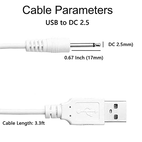 Punjenje kabel za массажера-štapići Prijenosni kabel za punjenje istosmjernom strujom 2,5 Kompatibilan s osobnim