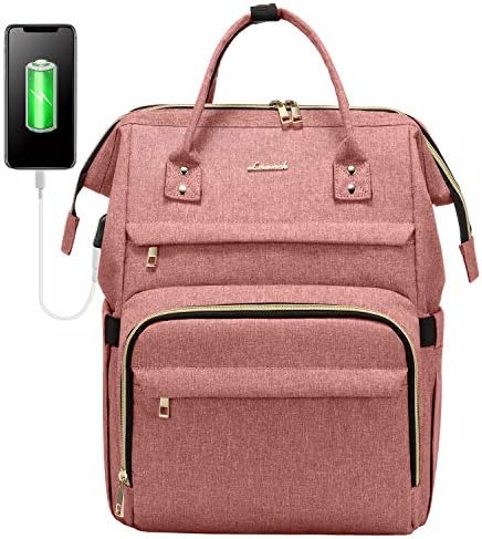 Ruksak za prijenosno računalo za žene Modni Putne torbe, Poslovne Računalni Novčanik Radna torba sa USB-priključkom,
