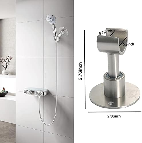 Držač Mlaznice Za tuširanje Od Nehrđajućeg Čelika,Podešavati za 360°Ručni Nosač Za Mlaznice Za tuš u kupaonici,Metalni
