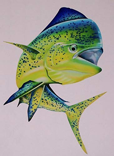 Naljepnica sa slikom ribe Mahi-Mahi