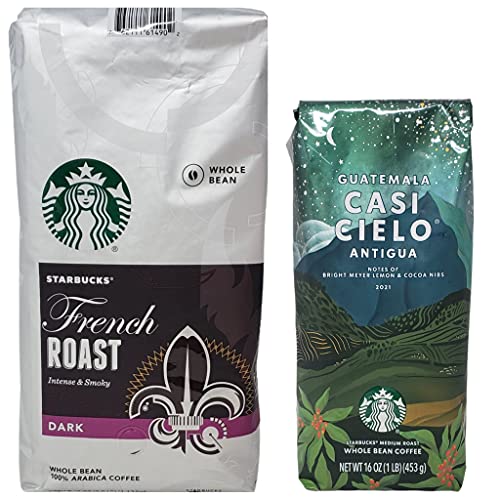 Paket kave od cjelovitih žitarica Starbucks - Francuski pržene kave od cjelovitih žitarica (40 ml) i Гватемальский