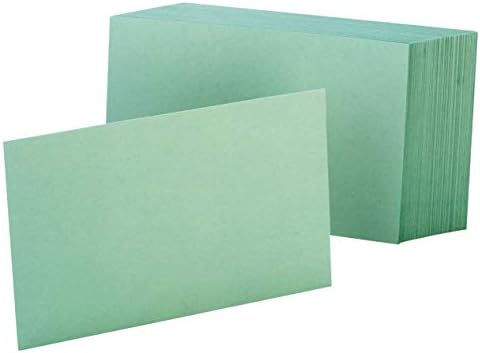 Оксфордские Prazne Cards, 3 x 5, Zeleno, 100 Komada u pakiranju (7320 GR), 10 KOMADA