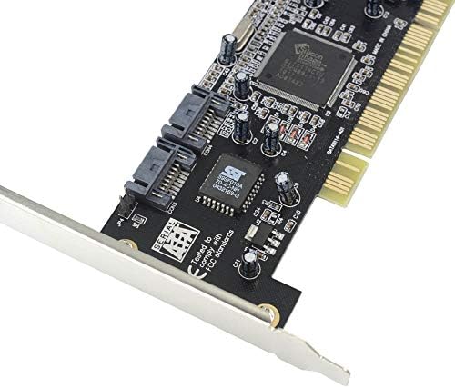 GODSHARK 4 Port PCI SATA Raid Kontroler Interna Kartica za Proširenje sa 2 Kabelima Sata, Konverter adapter