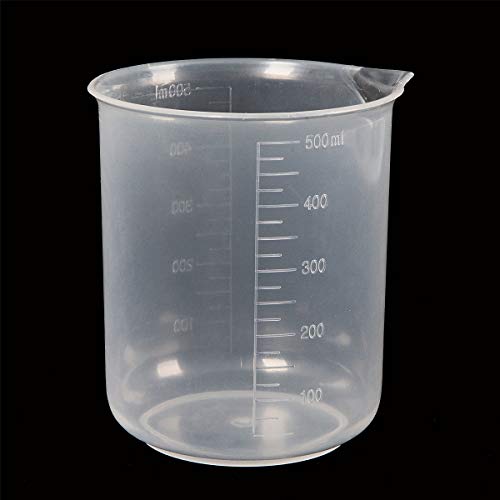 Plastične Čaše,Сайм 500 ML Mala Prozirna Posuda Za Tekućine Školski Laboratorij kuhinja 6 kom.