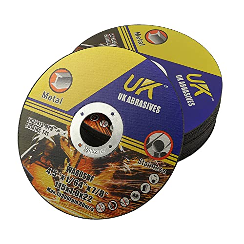 50 Komada cut-off kruga promjera 4-1/2 inča od Agresivnog reznog diska od metala i nehrđajućeg čelika za Rezanje