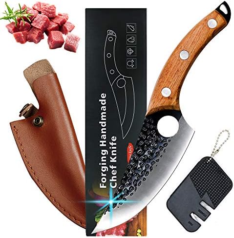 Premium Nož Vikinzi Ručno Kovanje odstranjivanja kostiju Nož s Ножнами i šiljilo vam za džep noževi Od visoko