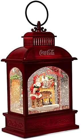 Coca-Cola Kurt S. Adler 9-inčni led svjetiljka Coca-Cola Santa s baterijskim napajanjem, Vodeni balon, Multi