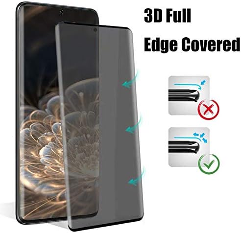 [2 Pakiranja] Zaštitna folija za ekran Galaxy S21 Ultra 5G, Zaštita zaslona od kaljenog stakla Privacy/HD, Punu