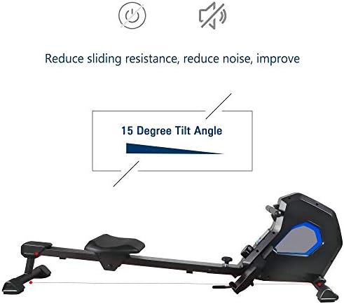 Sklopivi Magnetska veslanje stroj s 8 otpornost za vježbanje cijelog tijela