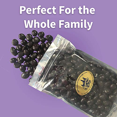 Grožđice, prekriven tamnom čokoladom – Voćni Grožđice, obuhvaćeno 64% zasićenih tamnom čokoladom. (bag težila