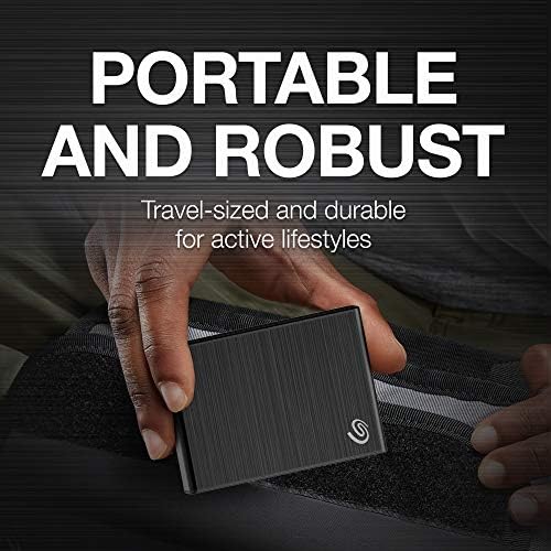 Seagate One Touch SSD 1 TB Vanjski prijenosni tvrdi disk SSD – crna, brzina do 1030 MB/s, sa aplikacijom za