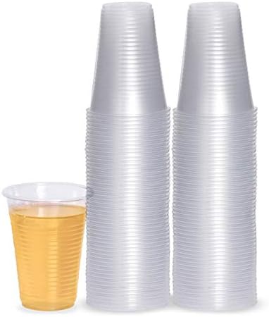 Plasticpro 7 unci Jednokratni Plastični Prosječna Težina Prozirne Čaše Za Piće [Broj 400]