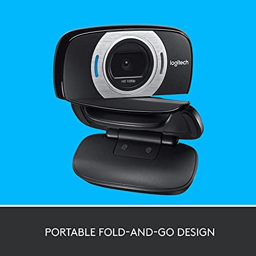 Web kamera za laptop Logitech HD C615 s visećim konstrukcijama, okretanjem za 360 stupnjeva, kamera 1080p