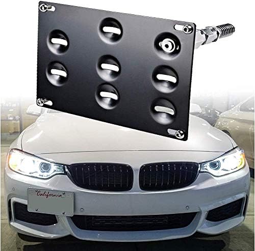 Nosač Prednjeg uže za vuču kuka AXECO Za registarske pločice, Kompatibilan s BMW 12-18-a serije 3 F30, 14-18 4 serije F32 F33 F36, 11-18 serije 5 F10 G30, Držač za montažu (Nije pogodan za prednji parking senzor)