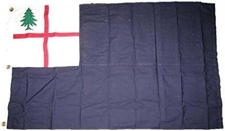 AES 3x5 Vezeni Napravljen Povijesni pamuk Zastava Bunker Hill 3'x5' ( Pamuk)