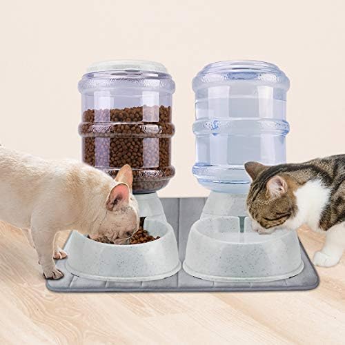 Ulagač za kućne ljubimce Hrana i voda za Pse i Mačke, Automatski Dozator Hrane za vodu, Pribor za hranjenje
