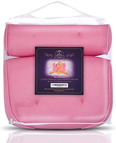 Pink jastuk za kupanje Regal Bazaar - Kvalitetan Jastuk za kupanje za podršku leđa i glave - Pogodan za sve