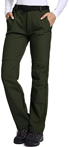 Ženske zimske hlače Zimske vodootporne hlače na otvorenom, s mekom ljuskom, флисовые hlače-teretni, Ski planinarske