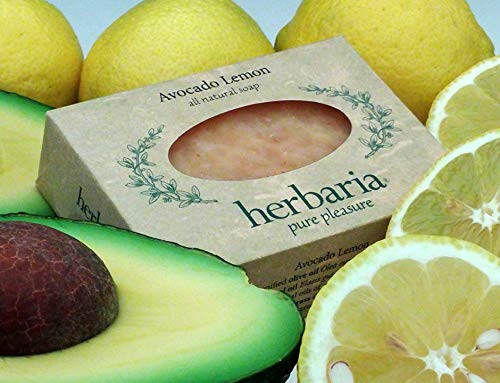 Гербария Avokado, Limun je Prirodni Sapun Ručne izrade s eteričnim uljima. Bar proteinska 4,5 grama. Besplatna