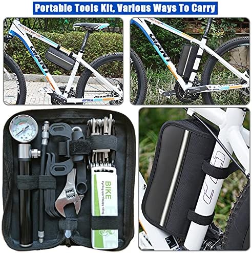 Setovi alata za popravak bicikala RYANGO, Prijenosni Komplet Alata za bicikl, Skup Alata za hitne popravke biciklističke