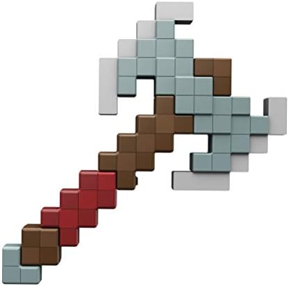 Minecraft Dungeons Deluxe Uloga igranje igra u pjenu s Dvostrukom Sjekirom, Borbeni igračka u prirodnoj veličini uz zvučne efekte za aktivne igre, Dar za djecu u dobi od 6 godina i starije