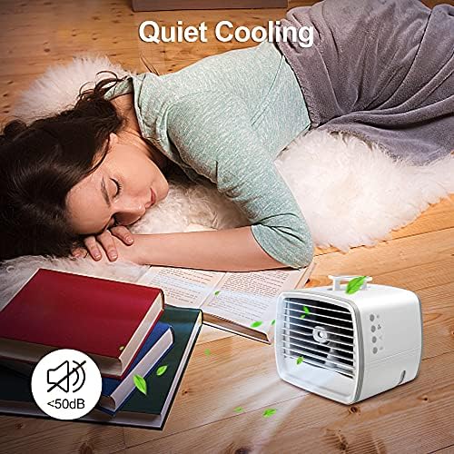 Prijenosni Klima-uređaj Nafiki, Osobni Hladnjak Zraka 4 U 1 Mini Ventilator Klima uređaja, Stolni Ventilator