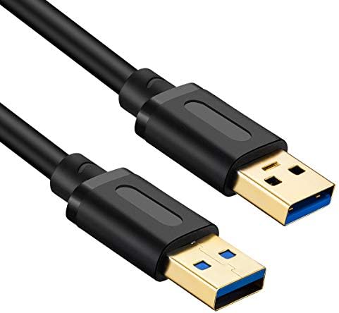 USB 3.0 A na priključak 3 noge,USB Kabel na USB Kabel od čovjeka do čovjeka USB kabel s zlatne konektor za linijski tvrdi disk, DVD-player, Hladnjak za laptop (3 ft/1 m)