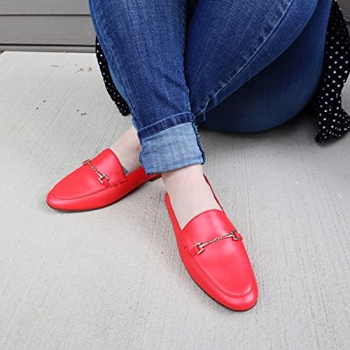 JENN АРДОР Ženske лоферы s penny Udobne cipele ravne cipele za vožnju Klasične staze za poslovni office shoes