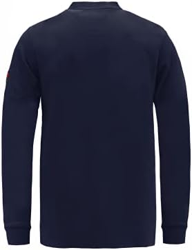 Majice BOCOMAL FR Protupožarne Košulje FR t-Shirt NFPA2112/CAT2 7 unci Gospodo gorenje košulje Henley dugi rukav