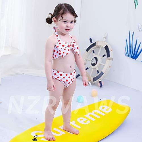NZRVAWS kupaći Kostim za djevojčice i za malu djecu, slatka kupaći kostim, ljetno bikini od dva dijela, odjeća