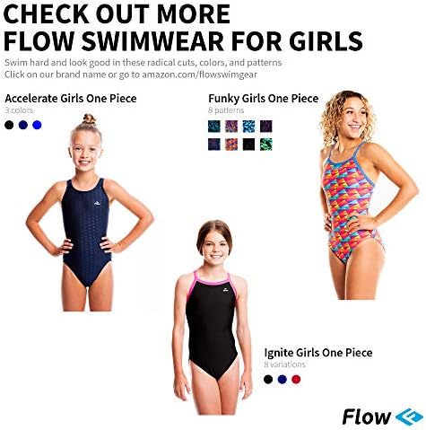 Kupaći kostimi za djevojčice Flow Funky - Veličina, od 23 do 30 U jednoj kupaći kostim za trening i natjecanja