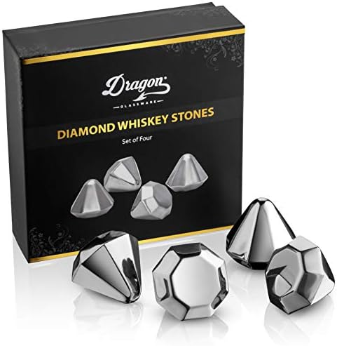 Staklarija S diamond Dragon kamenje za hlađenje viski, za Višekratnu upotrebu Kocke leda od nehrđajućeg čelika
