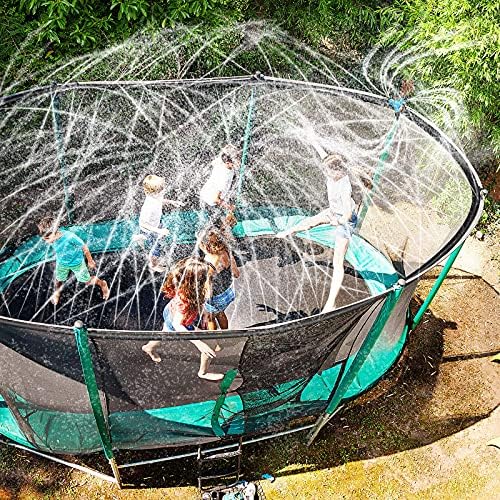 Разбрызгиватель za trampolin iBaseToy 39 stopalo za djecu, Rotirajući разбрызгиватель za vodeni park na otvorenom,
