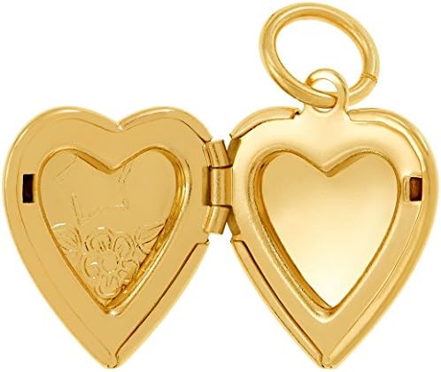 NAKIT ZA ŽIVOT Maleni ogrlica sa медальоном u obliku srca, koja sadrži fotografije s premazom od 24 karatnog