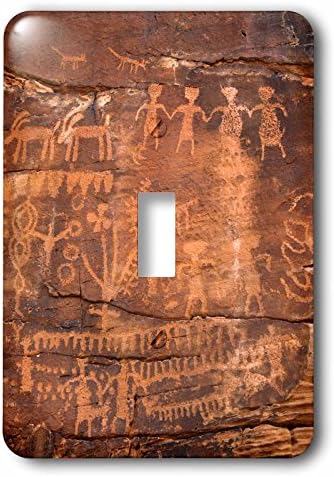 3dRose lsp_228184_1 SAD, Jugo-Zapad, Indijanci petroglifi na pješčenjaka. Jednostruki Prekidač