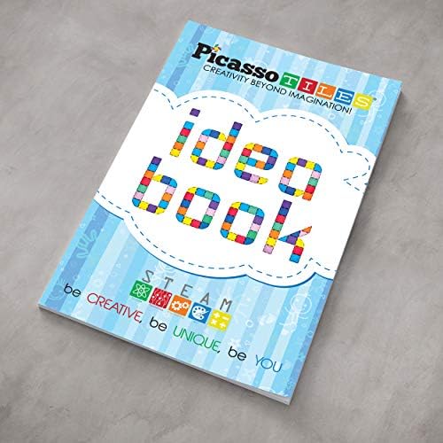 PicassoTiles STABLJIKE Nastavni Knjiga s Više od 150 ideja 110 Stranica Jedinstvenim Inovativnim Kreacijama