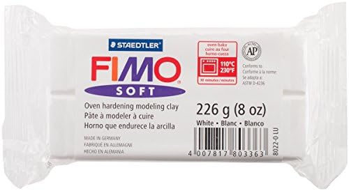 STAEDTLER 8022-0 LU FIMO Soft gline za pečenje u pećnici 8 oz-Bijela