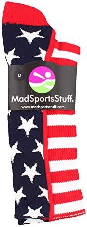Čarape za snimanje grupe MadSportsStuff SAD Američku zastavu Zemlje - prugasta